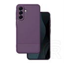Gigapack Samsung A57 5G szilikon telefonvédő (ütésállóság, kameravédő, karbon minta) lila