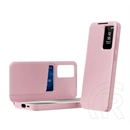 Gigapack Samsung A57 5G tok álló (aktív flip, oldalra nyíló, smart view cover) rózsaszín