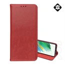 Gigapack Samsung A57 5G tok álló, valódi bőr (flip, oldalra nyíló, asztali tartó) bordó
