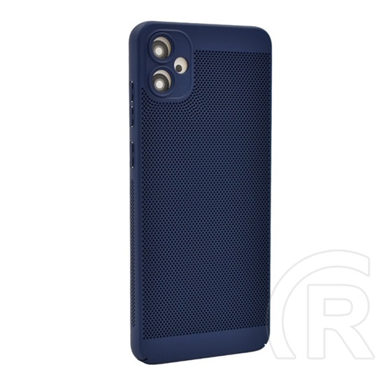 Gigapack Samsung Galaxy A05 (SM-A055F) műanyag telefonvédő (légáteresztő, lyukacsos, kameravédő) sötétkék