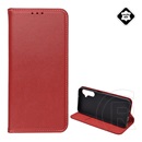 Gigapack Samsung Galaxy A05s (SM-A057F) tok álló, valódi bőr (flip, oldalra nyíló, asztali tartó) bordó