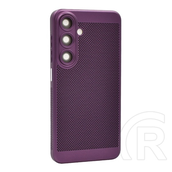 Gigapack Samsung Galaxy A15 5G (SM-A156) műanyag telefonvédő (légáteresztő, lyukacsos, kameravédő) lila
