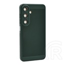 Gigapack Samsung Galaxy A15 5G (SM-A156) műanyag telefonvédő (légáteresztő, lyukacsos, kameravédő) sötétzöld