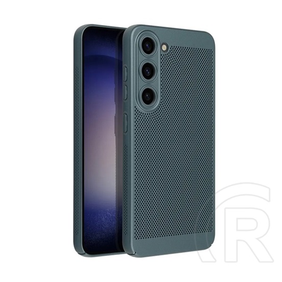 Gigapack Samsung Galaxy A15 5G (SM-A156) műanyag telefonvédő (légáteresztő, lyukacsos, kameravédő) sötétzöld