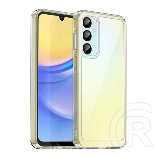 Gigapack Samsung Galaxy A16 4G (SM-A165)  szilikon telefonvédő (ütésállóság, átlátszó hátlap) átlátszó