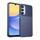 Gigapack Samsung Galaxy A16 4G (SM-A165)  szilikon telefonvédő (ütésállóság, csíkos, dombor minta) sötétkék