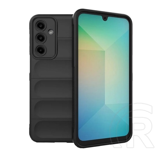 Gigapack Samsung Galaxy A16 4G (SM-A165)  szilikon telefonvédő (ütésállóság, kameravédő, 3d) fekete