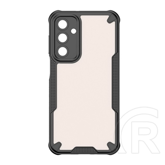 Gigapack Samsung Galaxy A16 5G (SM-A166)  szilikon védő (ütésálló, légpárnás sarok, akril hátlap, kameravédő) fekete