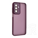 Gigapack Samsung Galaxy A17 5G (SM-A176) szilikon telefonvédő (ütésállóság, akril hátlap, kameravédő) lila