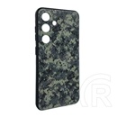 Gigapack Samsung Galaxy A17 5G (SM-A176)  szilikon telefonvédő (ütésállóság, kameravédő, terep minta) sötétzöld