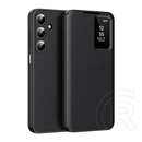 Gigapack Samsung Galaxy A17 5G (SM-A176)  tok álló (aktív flip, oldalra nyíló, smart view cover) fekete