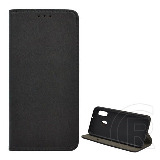 Gigapack Samsung Galaxy A20e (SM-A202F) tok álló (Flip, oldalra nyíló) fekete