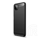 Gigapack Samsung Galaxy A22 (SM-A226) szilikon telefonvédő (közepesen ütésálló, szálcsiszolt, karbon minta) fekete