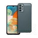 Gigapack Samsung Galaxy A23 5G (SM-A236F) műanyag telefonvédő (légáteresztő, lyukacsos minta, kamera védelem) sötétzöld
