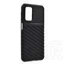 Gigapack Samsung Galaxy A23 5G (SM-A236F) szilikon telefonvédő (közepesen ütésálló, csíkos, dombor minta) fekete