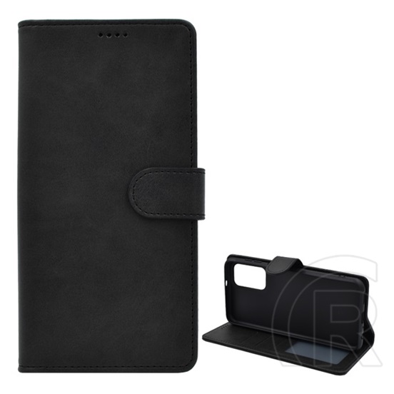 Gigapack Samsung Galaxy A23 5G (SM-A236F) tok álló, bőr hatású (flip, asztali tartó funkció, prémium) fekete
