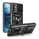 Gigapack Samsung Galaxy A26 5G (SM-A266) defender szilikon telefonvédő (ütésállóság, tartógyűrű, kameravédő) fekete