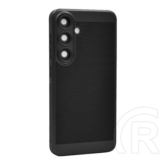 Gigapack Samsung Galaxy A26 5G (SM-A266) műanyag telefonvédő (légáteresztő, lyukacsos, kameravédő) fekete