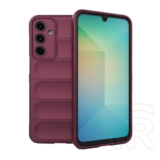 Gigapack Samsung Galaxy A26 5G (SM-A266) szilikon telefonvédő (ütésállóság, kameravédő, 3d) bordó