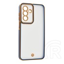 Gigapack Samsung Galaxy A26 5G (SM-A266) szilikon védő (ütésállóság, matt, műanyag hátlap, kameravédő) arany/sötétkék