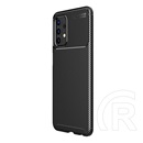 Gigapack Samsung Galaxy A32 4G (SM-A325) szilikon telefonvédő (közepesen ütésálló, légpárnás sarok, karbon minta) fekete