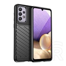 Gigapack Samsung Galaxy A33 (SM-A336) szilikon telefonvédő (közepesen ütésálló, csíkos, dombor minta) fekete