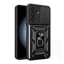 Gigapack Samsung Galaxy A36 5G (SM-A366) defender szilikon telefonvédő (ütésállóság, tartógyűrű, kameravédő) fekete