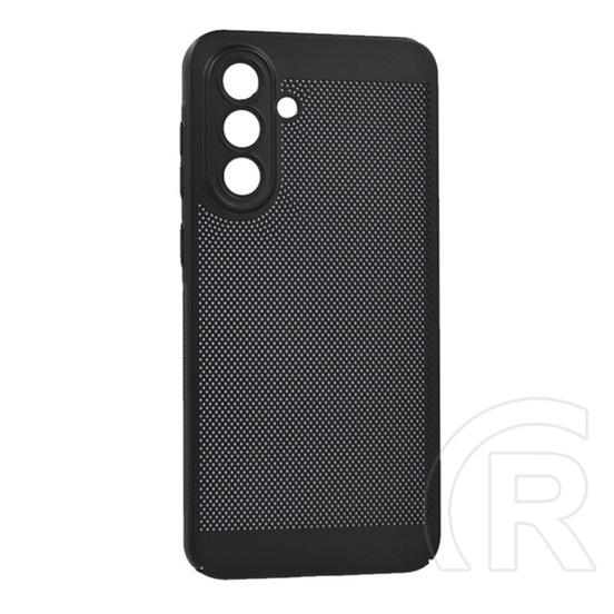 Gigapack Samsung Galaxy A36 5G (SM-A366) műanyag telefonvédő (légáteresztő, lyukacsos, kameravédő) fekete