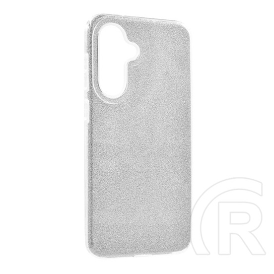 Gigapack Samsung Galaxy A36 5G (SM-A366) szilikon telefonvédő (műanyag belső, csillogó hátlap) ezüst