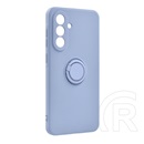 Gigapack Samsung Galaxy A36 5G (SM-A366) szilikon telefonvédő (tartógyűrű, plüss belső, mágneses, kameravédő) lila