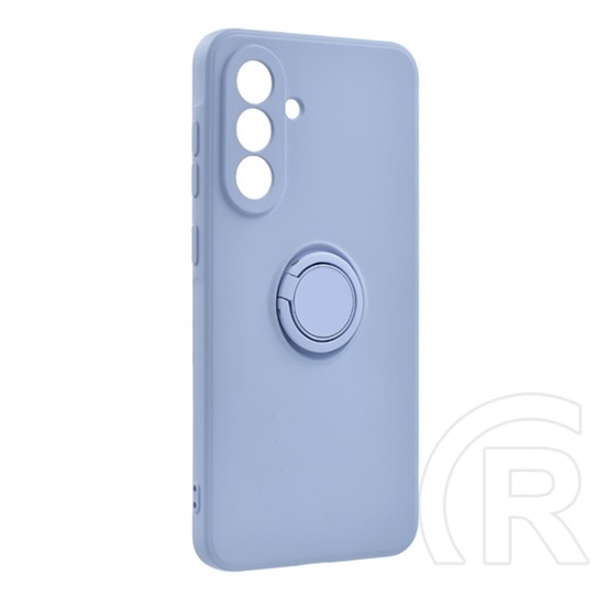 Gigapack Samsung Galaxy A36 5G (SM-A366) szilikon telefonvédő (tartógyűrű, plüss belső, mágneses, kameravédő) lila