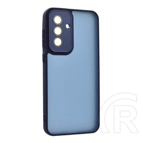 Gigapack Samsung Galaxy A36 5G (SM-A366) szilikon telefonvédő (ütésállóság, akril hátlap, kameravédő) sötétkék