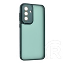 Gigapack Samsung Galaxy A36 5G (SM-A366) szilikon telefonvédő (ütésállóság, akril hátlap, kameravédő) sötétzöld