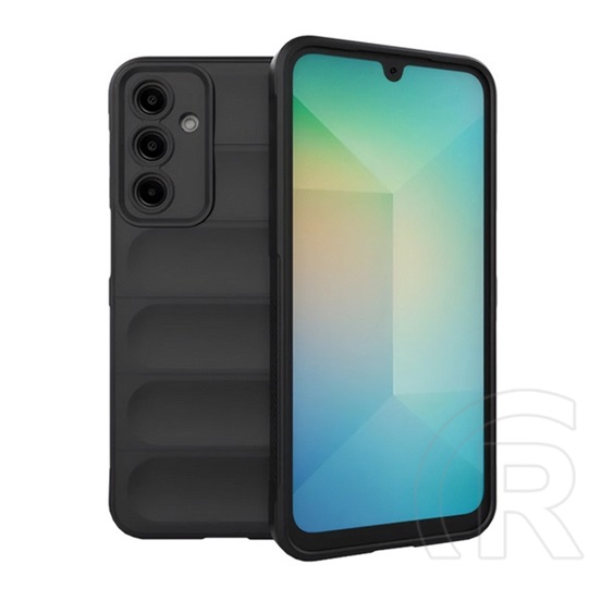 Gigapack Samsung Galaxy A36 5G (SM-A366) szilikon telefonvédő (ütésállóság, kameravédő, 3d) fekete
