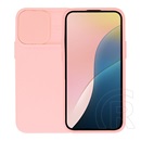 Gigapack Samsung Galaxy A36 5G (SM-A366) szilikon védő (matt, mikrofiber plüss belső, kameravédő) világos rózsaszín