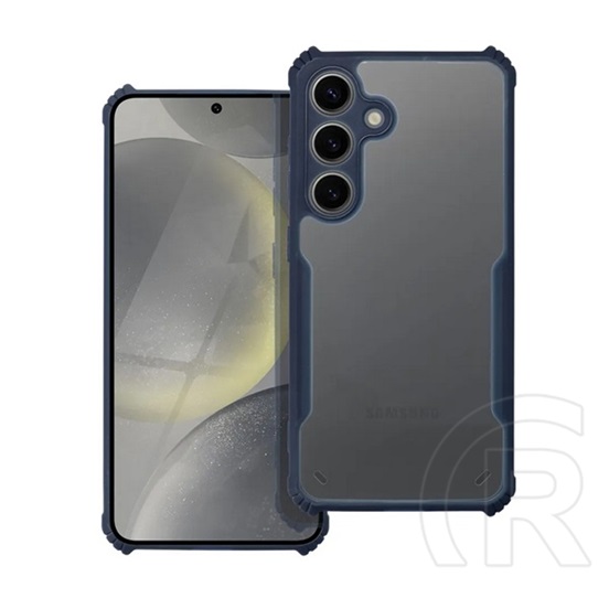 Gigapack Samsung Galaxy A36 5G (SM-A366) szilikon védő (ütésálló, légpárnás sarok, akril hátlap, kameravédő) sötétkék