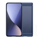 Gigapack Samsung Galaxy A36 5G (SM-A366)  szilikon védő (ütésálló, légpárnás sarok, szálcsiszolt, karbon minta) sötétkék