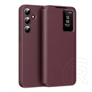 Gigapack Samsung Galaxy A36 5G (SM-A366)  tok álló (aktív flip, oldalra nyíló, smart view cover) bordó