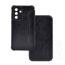 Gigapack Samsung Galaxy A36 5G (SM-A366) tok álló, bőr hatású (flip, ütésálló, légpárnás sarok, kameravédő) fekete