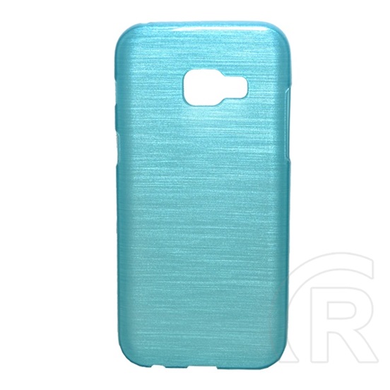 Gigapack Samsung Galaxy A3 (2017) szilikon telefonvédő (szálcsiszolt minta, kék)