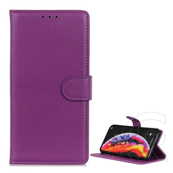 Gigapack Samsung Galaxy A40 (SM-A405F) tok álló (Flip, oldalra nyíló, prémium) lila
