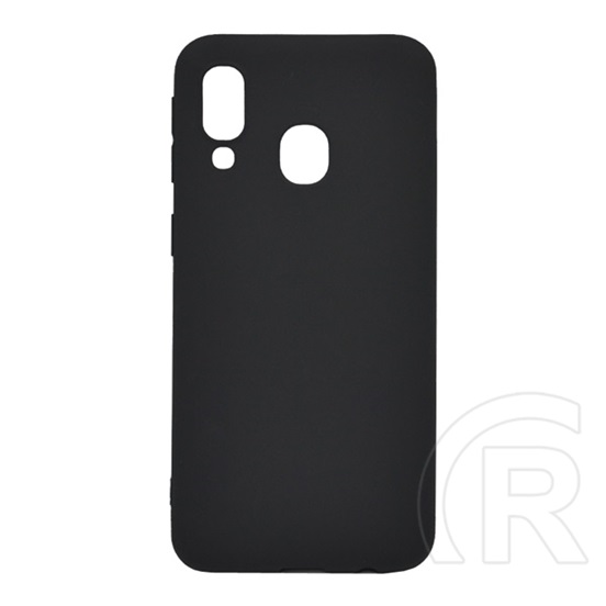 Gigapack Samsung Galaxy A40 szilikon tok (fekete)