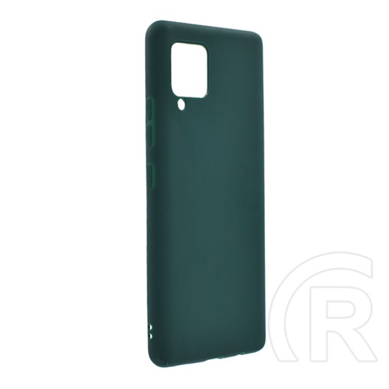 Gigapack Samsung Galaxy A42 (SM-A425F) szilikon telefonvédő (matt) sötétzöld