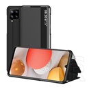 Gigapack Samsung Galaxy A42 (SM-A425F) tok álló (aktív Flip, oldalra nyíló, hívószámkijelzés) fekete