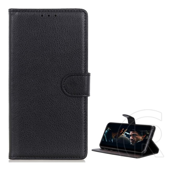 Gigapack Samsung Galaxy A51 (SM-A515F) tok álló (Flip, oldalra nyíló, prémium) fekete