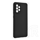 Gigapack Samsung Galaxy A52 (SM-A526F) szilikon védő (matt, mikrofiber plüss karcolásmentesítő belső, prémium) fekete