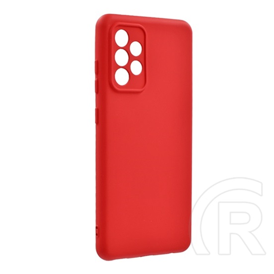 Gigapack Samsung Galaxy A52s (SM-A528) szilikon telefonvédő (matt) piros