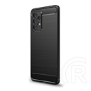 Gigapack Samsung Galaxy A53 (SM-A536) szilikon telefonvédő (közepesen ütésálló, szálcsiszolt, karbon minta) fekete
