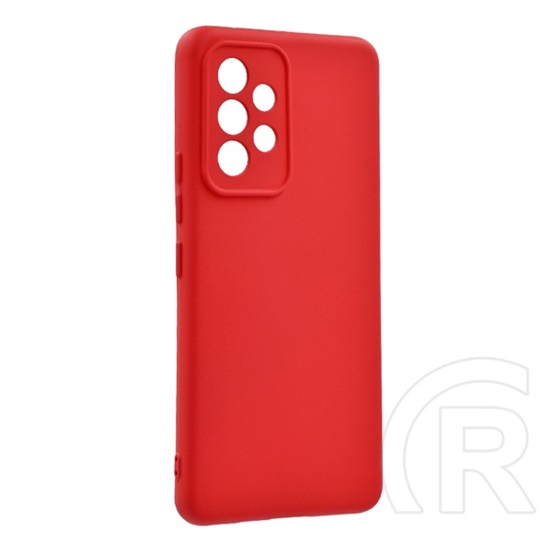 Gigapack Samsung Galaxy A53 (SM-A536) szilikon telefonvédő (matt) piros