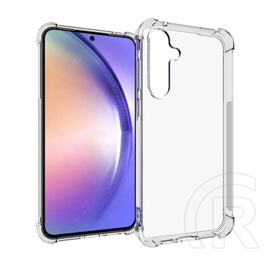 Gigapack Samsung Galaxy A55 5G (SM-A556) szilikon telefonvédő (ütésállóság, légpárnás sarok) átlátszó